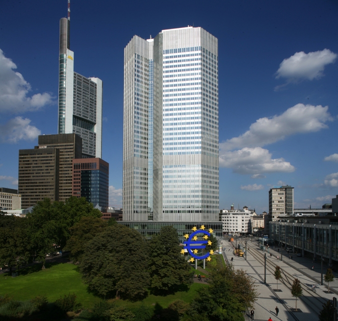 The European Central Bank in Frankfurt